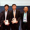 Yue Yang bestowed upon Qiu Shi 2014 Outstanding Young Scholar Award